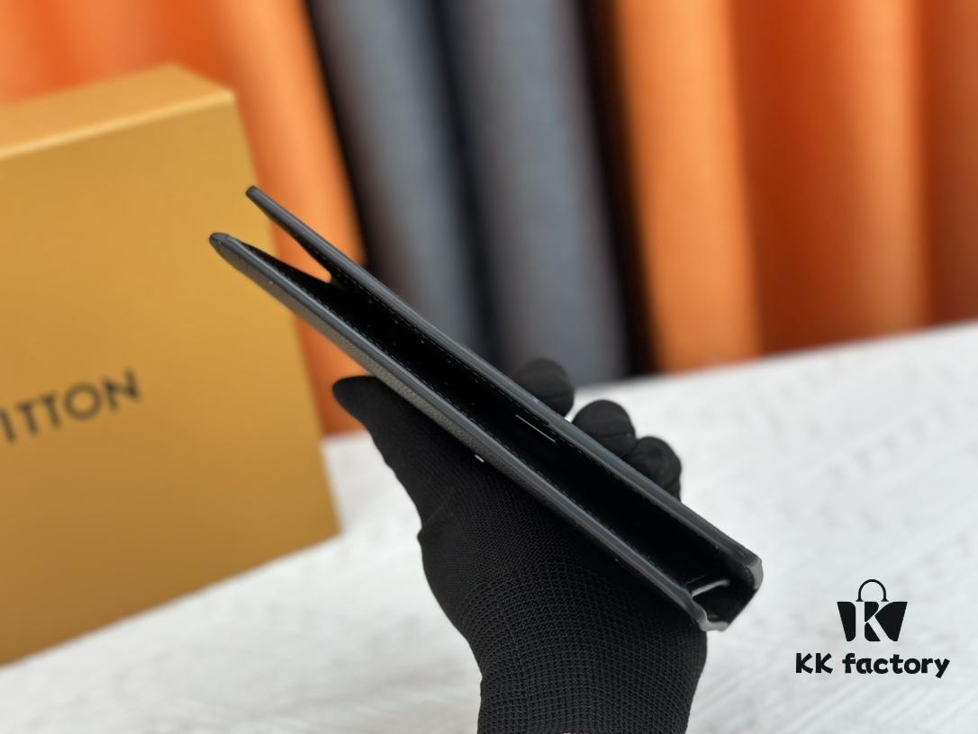 693077fa6e68136f4d9a6869 Wallet Original 💎【Real Item Photography, Own Background】M58192 Black Taurillon Leather Suit Wallet