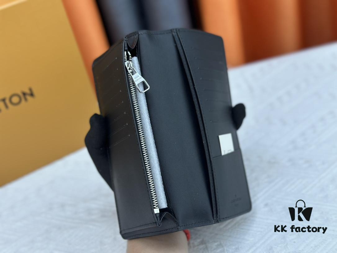 693077fd6e68136f4d9a686d Wallet Original 💎【Real Item Photography, Own Background】M58192 Black Taurillon Leather Suit Wallet