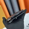 693077fe6e68136f4d9a6871 Wallet Original 💎【Real Photo, Personal Background】M58189 Black Pebbled Leather Short Wallet