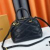 6930781a6e68136f4d9a68ab Model: M23666 Shell Bag 💋💋 This Alma BB Handbag Draws Inspiration from the Diamond-Quilted Lining of Louis Vuitton's Rigid Trunks