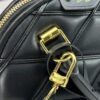 693078216e68136f4d9a68ba Model: M23666 Shell Bag 💋💋 This Alma BB Handbag Draws Inspiration from the Diamond-Quilted Lining of Louis Vuitton's Rigid Trunks