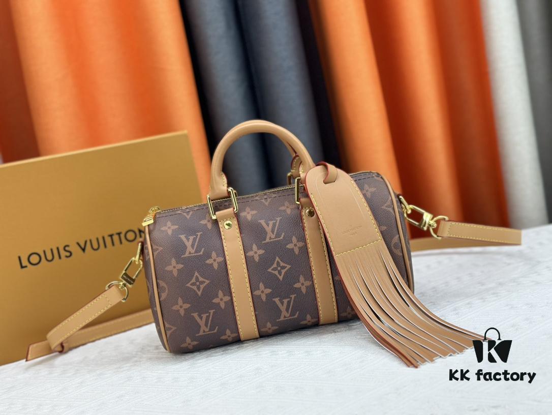 693078416e68136f4d9a6908 M46271 Black Flower Orange Chain, Denim Blue, M31044 Orange, M11542 Classic Flower, M24849 Classic Flower Color Chrysanthemum This Keepall 25 Bag Features Monogram Eclipse Reverse Denim Canvas, an Elegant Reinterpretation of Louis Vuitton's Iconic Pattern