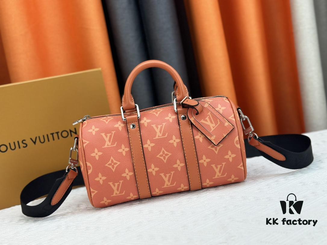 693078456e68136f4d9a6912 M46271 Black Floral Orange Chain, Denim Blue, M31044 Orange, M11542 Monogram, M24849 Multicolored Daisy Keepall 25
