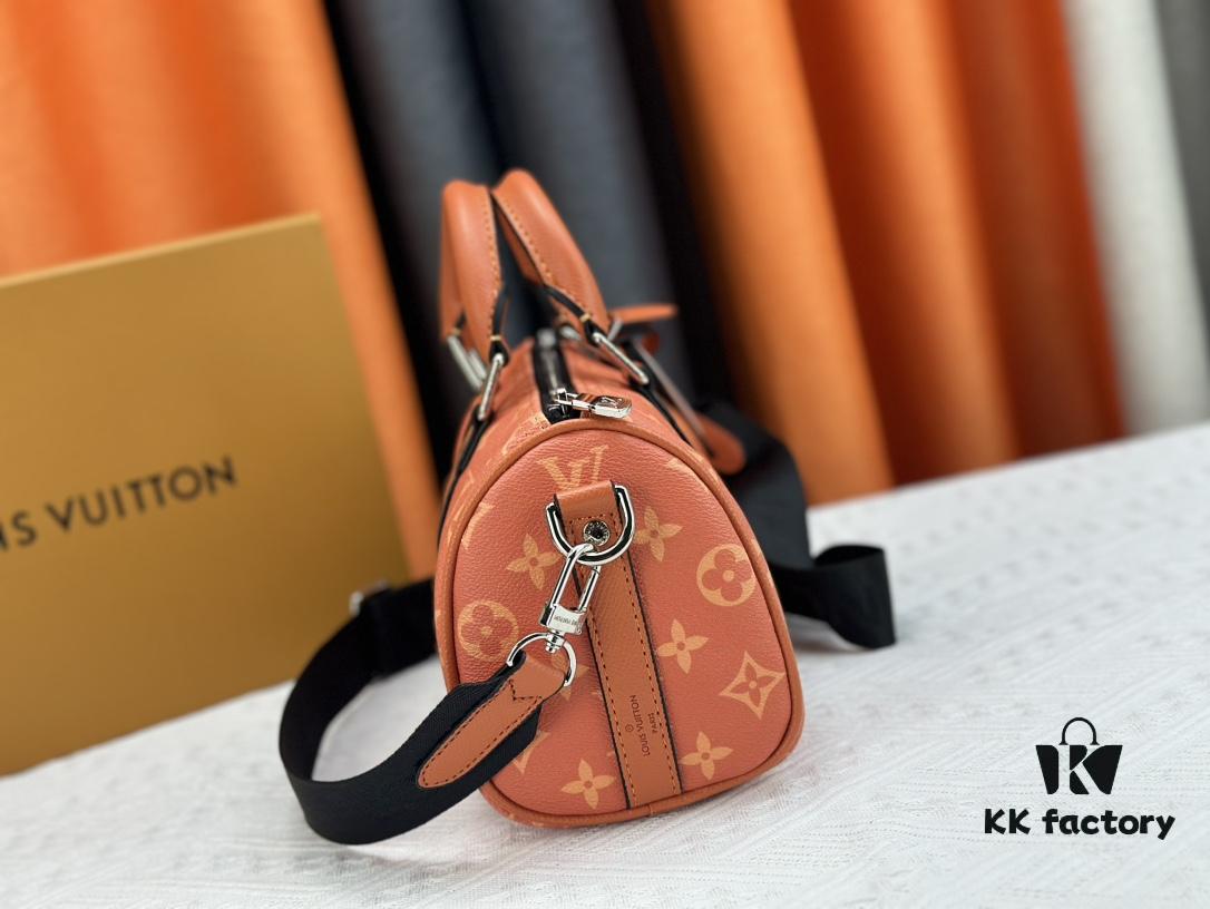 693078466e68136f4d9a6915 M46271 Black Floral Orange Chain, Denim Blue, M31044 Orange, M11542 Monogram, M24849 Multicolored Daisy Keepall 25