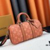 693078466e68136f4d9a6917 M46271 Black Floral Orange Chain, Denim Blue, M31044 Orange, M11542 Monogram, M24849 Multicolored Daisy Keepall 25