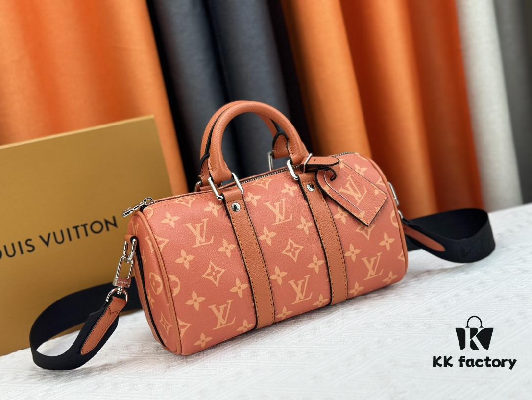 693078466e68136f4d9a6917 M46271 Black Floral Orange Chain, Denim Blue, M31044 Orange, M11542 Monogram, M24849 Multicolored Daisy Keepall 25