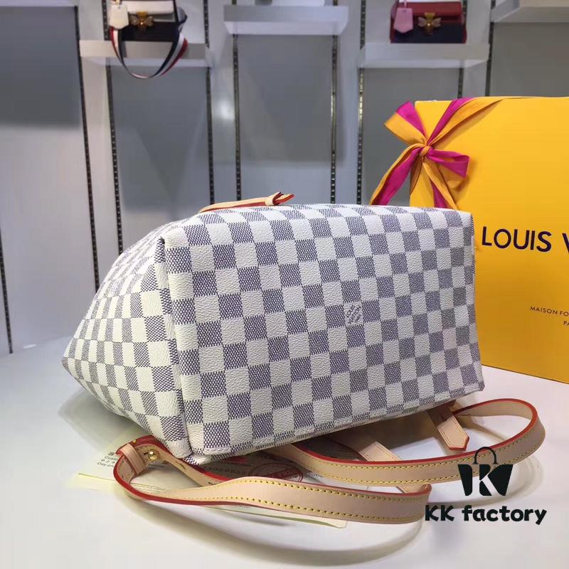 693078556e68136f4d9a693a Factory Price N41578 Reading Glasses Bucket Backpack! Stylish and Functional Sperone Backpack for Women Made of Damier Azur Canvas, the Perfect Urban Companion