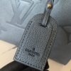 693078616e68136f4d9a6955 Top-Grade Full-Grain Leather, Exclusive Real Photo - M45595 Pearl Blue Full Leather Matelassé By The Pool Capsule Collection OnTheGo Medium Tote Bag