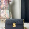 693078646e68136f4d9a695c Top-tier Original Stock, Exclusive Real Photos: M82836 Blue Full Leather Embossed Wallet On Chain Metis Chain Bag