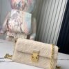 693078686e68136f4d9a6963 Top-tier Original Surplus, Exclusive Real Photos: M82836 White Full Leather Embossed Wallet On Chain Metis Chain Bag, M82836 82637 Black Embossed