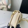6930786c6e68136f4d9a6968 Top-tier Original Surplus, Exclusive Real Photos: M82836 White Full Leather Embossed Wallet On Chain Metis Chain Bag, M82836 82637 Black Embossed