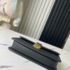 693078706e68136f4d9a6971 Top-tier Original Order Exclusive Real Shot M82637 Black Full Leather Embossed Wallet On Chain Metis Chain Bag M82836 82637 Black Embossed