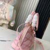 Top Quality Original Design Exclusive Real Shot M24453 Pink Quilted Full Leather Alma BB Shell Handbag