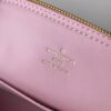 Top Quality Original Design Exclusive Real Shot M24453 Pink Quilted Full Leather Alma BB Shell Handbag