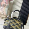 693078786e68136f4d9a697f M23576 Gradient Quilted Full Leather Shell Bag Series Alma BB Handbag