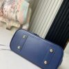6930787f6e68136f4d9a698a Top Quality Original Design Exclusive Real Shot M23666 Deep Blue Diamond Quilted Full Leather Clam Shell Bag Series Alma BB Handbag