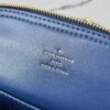 693078816e68136f4d9a698f Top Quality Original Design Exclusive Real Shot M23666 Deep Blue Diamond Quilted Full Leather Clam Shell Bag Series Alma BB Handbag