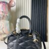 693078866e68136f4d9a6998 Top-tier Original Stock Exclusive Real Photos M83048 Black Diamond-quilted Full Leather Alma BB Clutch Bag
