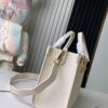 693078926e68136f4d9a69ae Top-tier Original Order, Exclusive Real Photos: M23637 White Full Leather Square Bag Series Lock & Go Handbag M22311