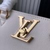 693078936e68136f4d9a69af Top-tier Original Order, Exclusive Real Photos: M23637 White Full Leather Square Bag Series Lock & Go Handbag M22311
