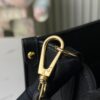 693078986e68136f4d9a69b8 Top-Quality Original Order Exclusive Real Shot M22311 Black Full Leather Square Bag Series Lock & Go Handbag M23637