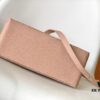 Petit Palais Handbag in Grained Leather with Monogram Motif