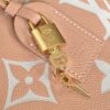 Petit Palais Handbag in Grained Leather with Monogram Motif
