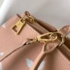 Petit Palais Handbag in Grained Leather with Monogram Motif