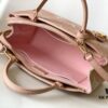 Petit Palais Handbag in Grained Leather with Monogram Motif