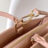 693078bc6e68136f4d9a6a0b Petit Palais Bag in Grained Leather with Oversized Monogram Flowers and LV Initials