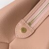 693078bd6e68136f4d9a6a0d Petit Palais Bag in Grained Leather with Oversized Monogram Flowers and LV Initials