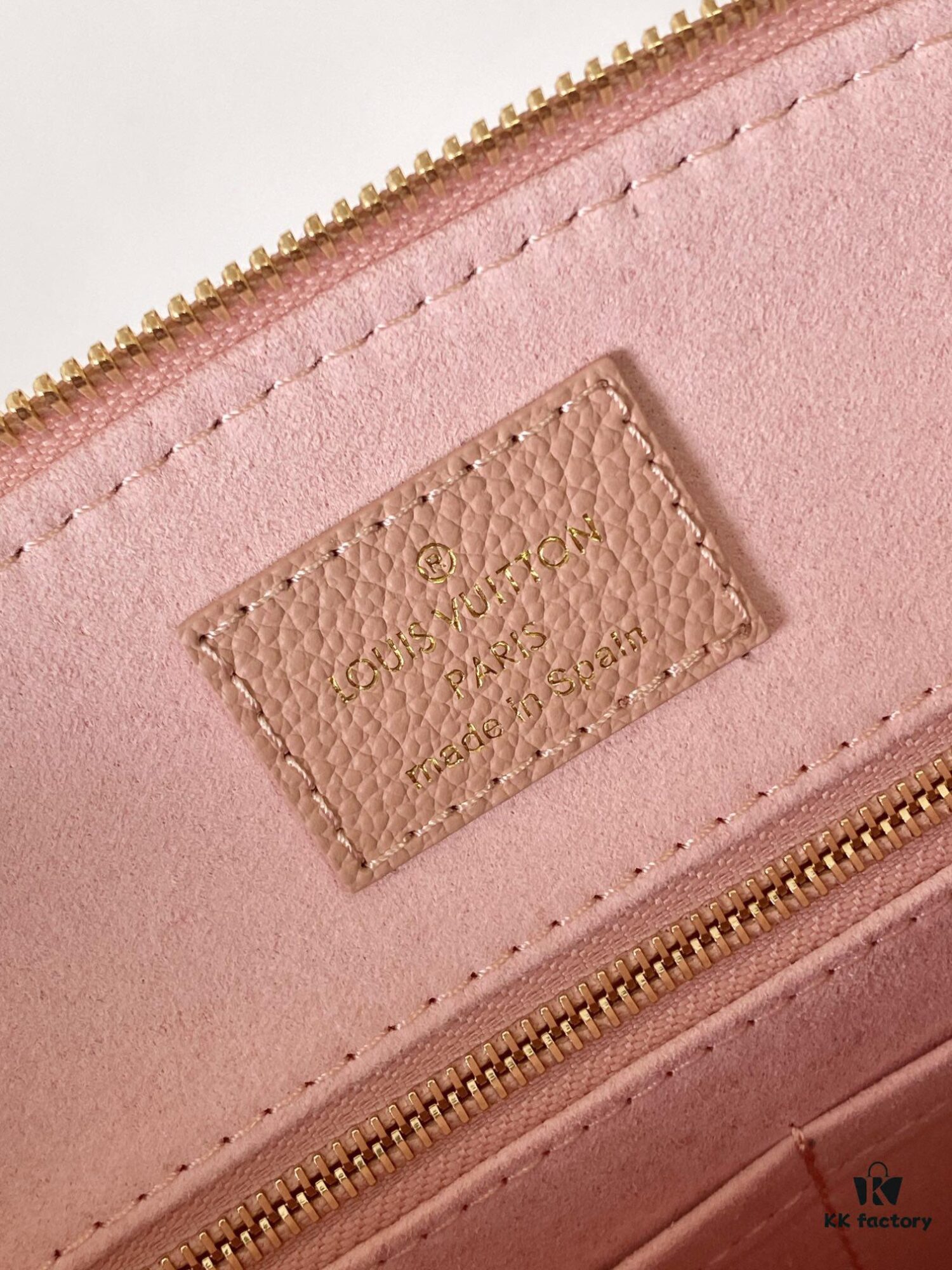 693078be6e68136f4d9a6a0e Petit Palais Bag in Grained Leather with Oversized Monogram Flowers and LV Initials