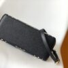 Petit Palais Handbag in Grained Leather with Monogram Flower and LV Initials