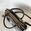 Petit Palais Handbag in Grained Leather with Monogram Flower and LV Initials