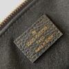 Petit Palais Handbag in Grained Leather with Monogram Flower and LV Initials
