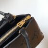 693078ca6e68136f4d9a6a24 Petit Palais Handbag in Grained Leather with Monogram Giant Print