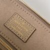 Petit Palais Handbag in Grained Leather with Monogram Flower Embossing