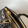 693078d26e68136f4d9a6a36 Petit Palais Handbag in Grained Leather with Oversized Monogram Flower and LV Initials