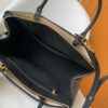 693078d46e68136f4d9a6a38 Petit Palais Handbag in Grained Leather with Oversized Monogram Flower and LV Initials