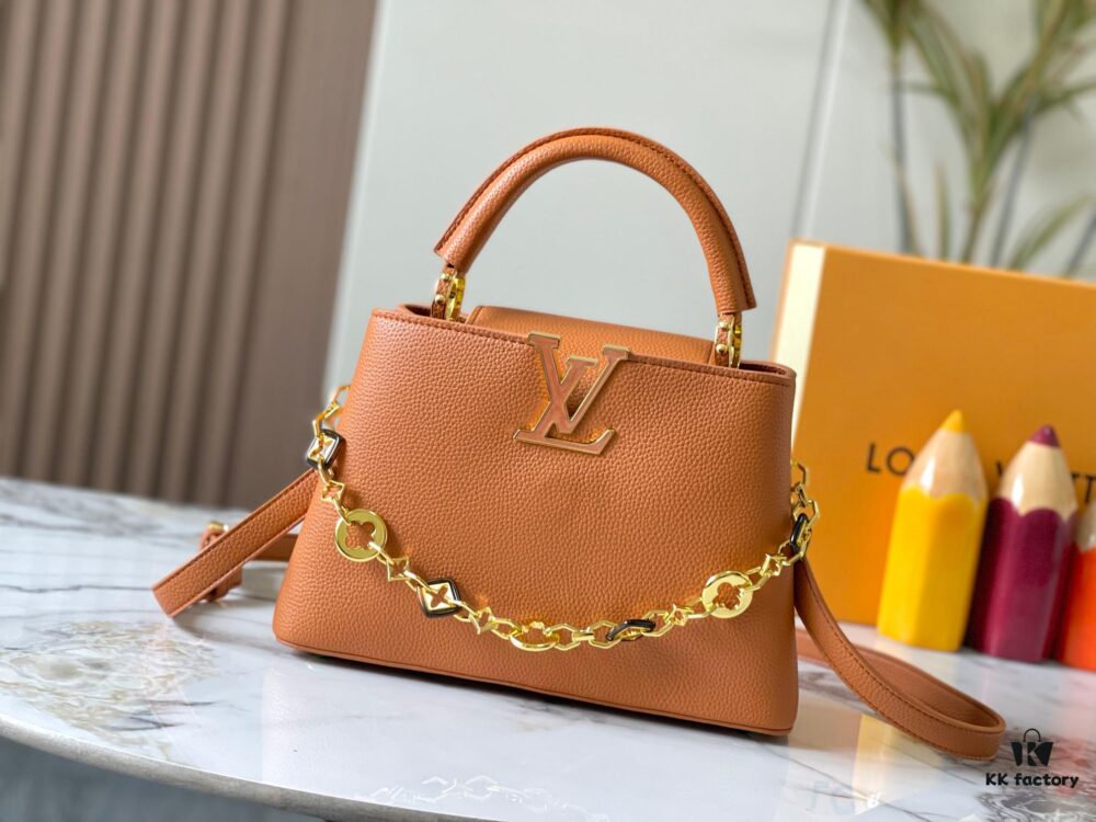 693078e46e68136f4d9a6a52 Guangzhou Stock Top Quality Original M14971 Brown Capucines BB Handbag