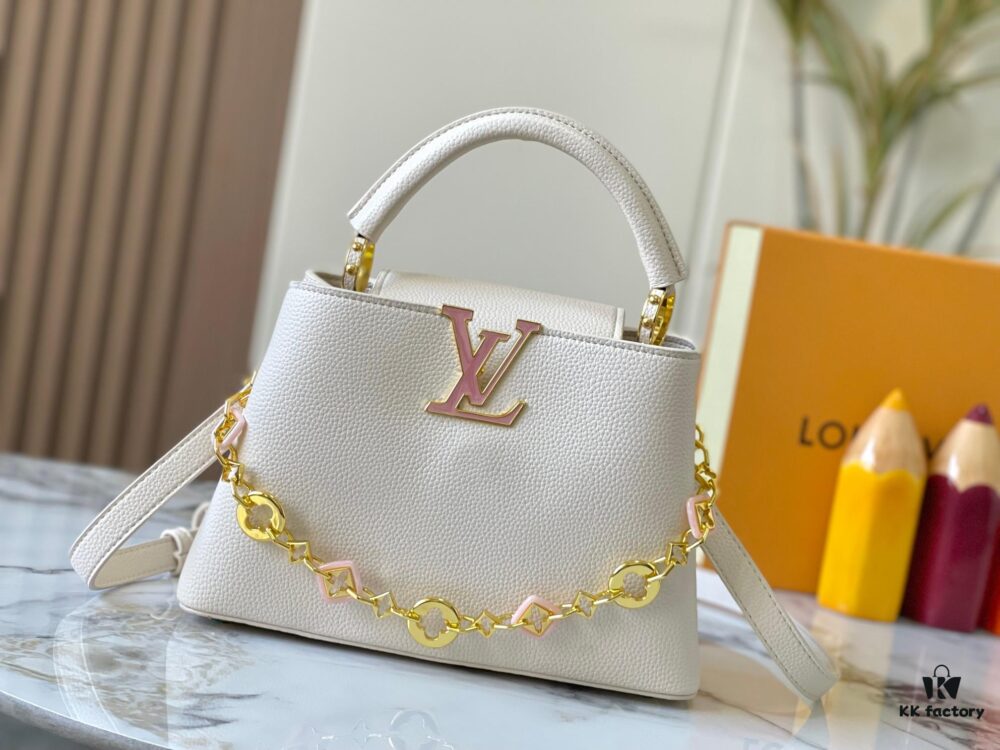 693078ed6e68136f4d9a6a68 Guangzhou Stock Top Original M14971 White Capucines BB Bag