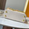 693078f36e68136f4d9a6a73 Top-Quality Guangzhou Stock M14393 White Capucines East West Mini Bag
