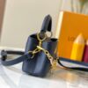693078fc6e68136f4d9a6a82 Guangzhou Stock Top Original M14393 Blue Capucines East West Mini Handbag