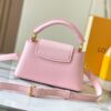 693079076e68136f4d9a6a95 Guangzhou Stock Top Quality Original M14393 Pink Capucines East West Mini Handbag