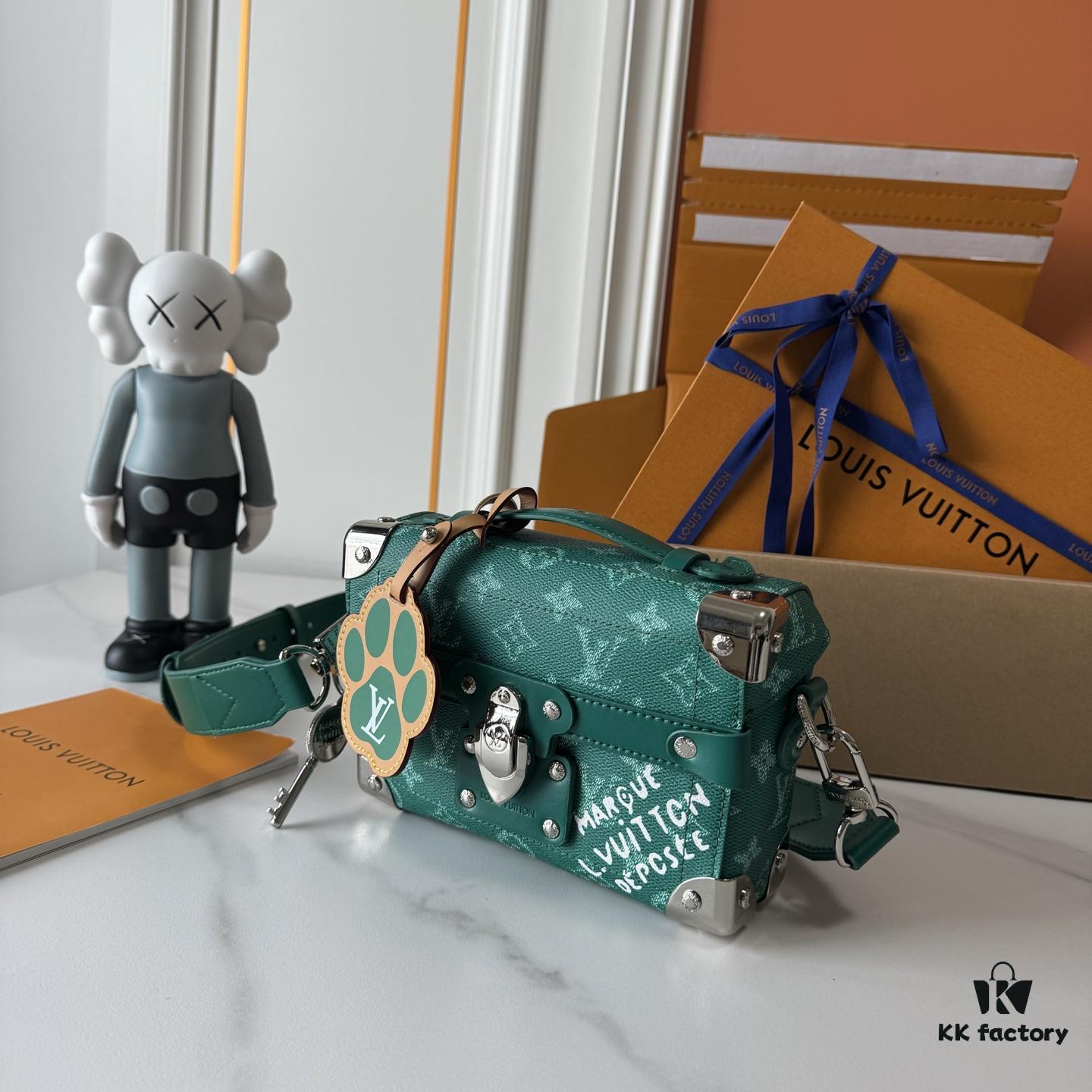 693079356e68136f4d9a6acf Upgraded Version Official Website Latest Model M11743 Black Floral M11516 Black M11535 Monogram M12686 Green This Soul Trunk Bag by Pharrell Williams