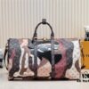 6930793f6e68136f4d9a6ae2 LV Portrait Collection Keepall Bandoulière 55 Travel Bag