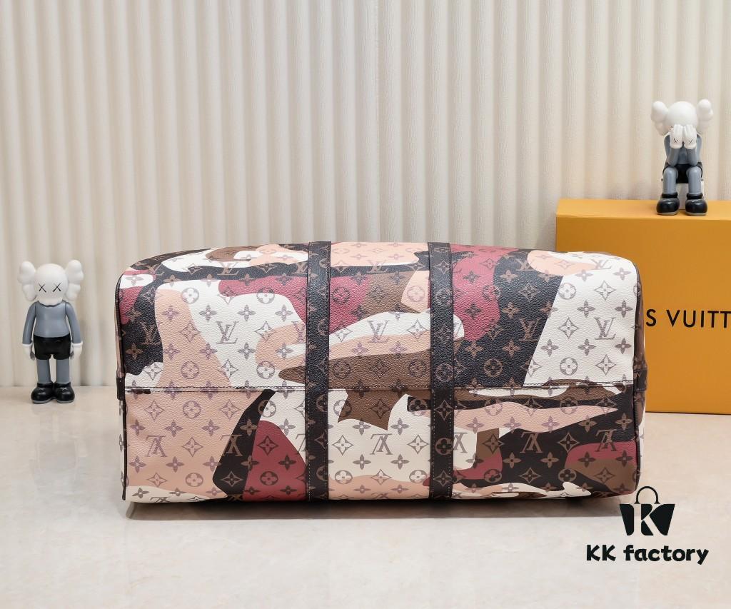 6930793f6e68136f4d9a6ae4 LV Portrait Collection Keepall Bandoulière 55 Travel Bag