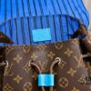6930794b6e68136f4d9a6afa Louis Vuitton Colormania Collection Christopher Medium Backpack M12729 Monogram Blue and M13202 Monogram Ochre 41379