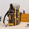 6930794c6e68136f4d9a6afd LV Colormania Christopher Medium Backpack M12729 in Classic Blue and M13202 in Earthy Yellow 41379
