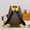 6930794e6e68136f4d9a6b00 LV Colormania Christopher Medium Backpack M12729 in Classic Blue and M13202 in Earthy Yellow 41379